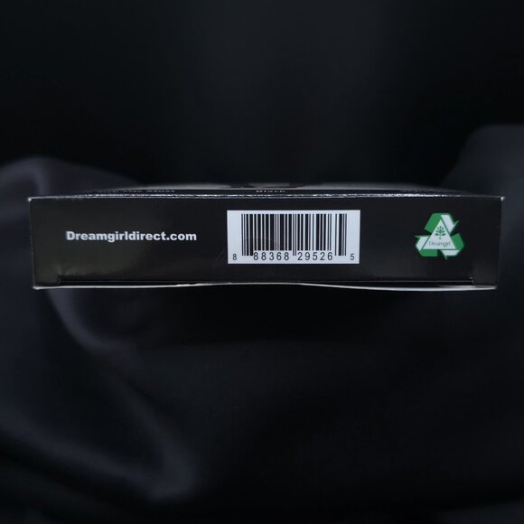 Dreamgirl Lace Teddy Bodystocking w/ Halter, Stockings, Thong Back OS Black - Picture 8 of 9